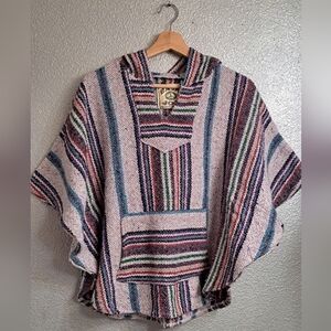 Vintage Baja Joe's Women's Hooded Cape  Size S/M